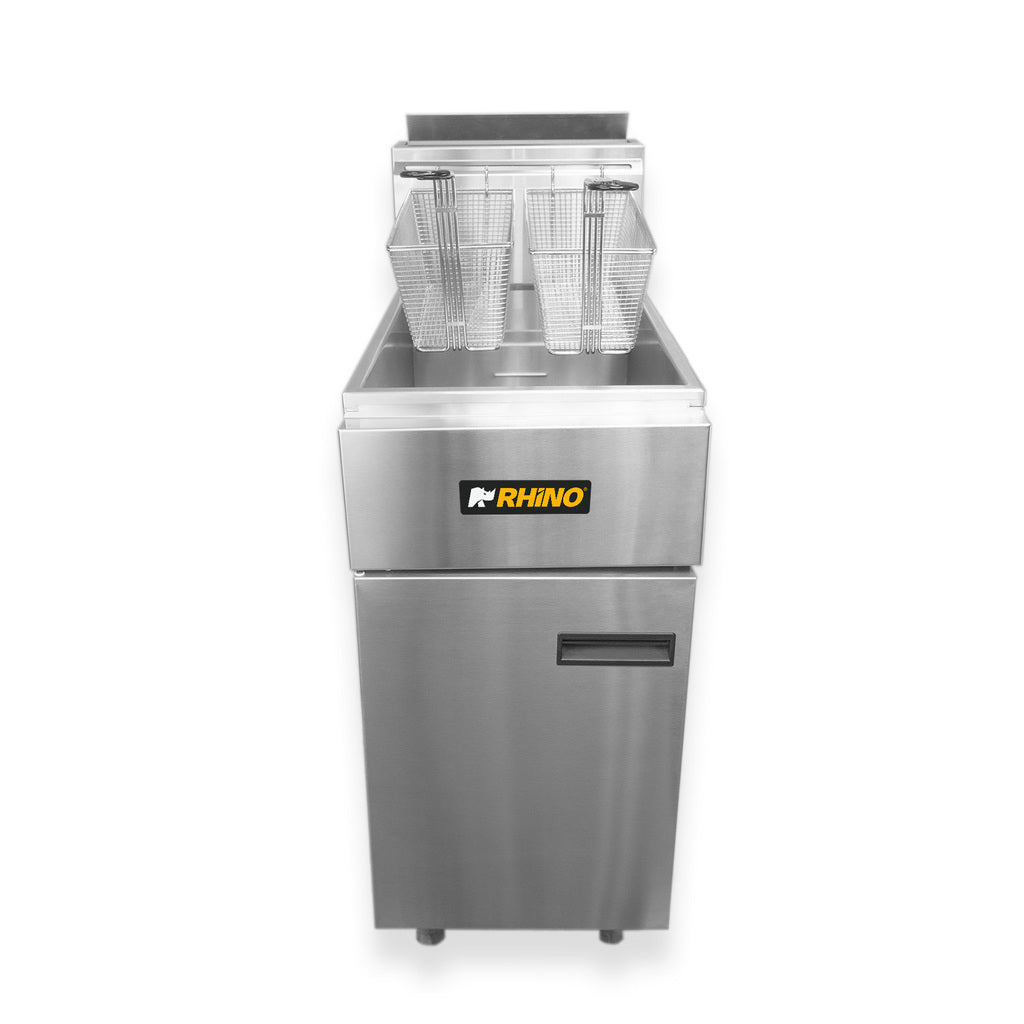 Freidora Rhino 24 Litros a gas LP FREI24LP 3 Quemadores