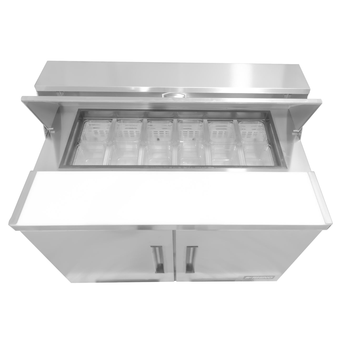 Mesa Refrigerada De Preparación Rhino Mersal48 13.3ft Rango Temp 0 a 4°C