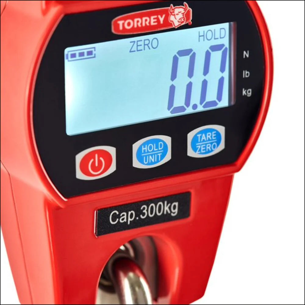 Báscula Digital Colgante Torrey Crs-300 Capacidad 300 Kg Precisión 100g