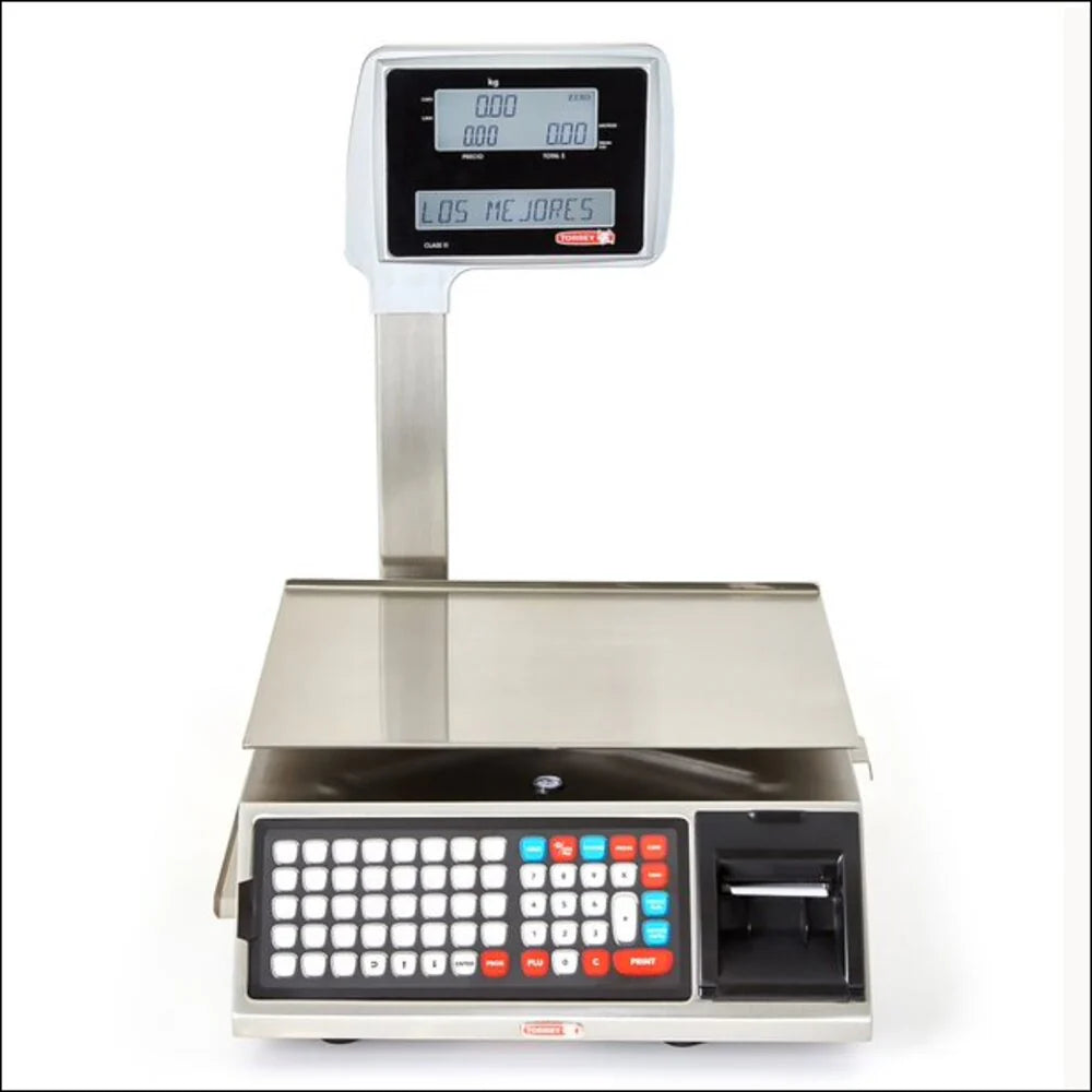 Báscula Digital Etiquetadora Torrey WLabel40 40kg Precisión 10g Etiqueta o Ticket