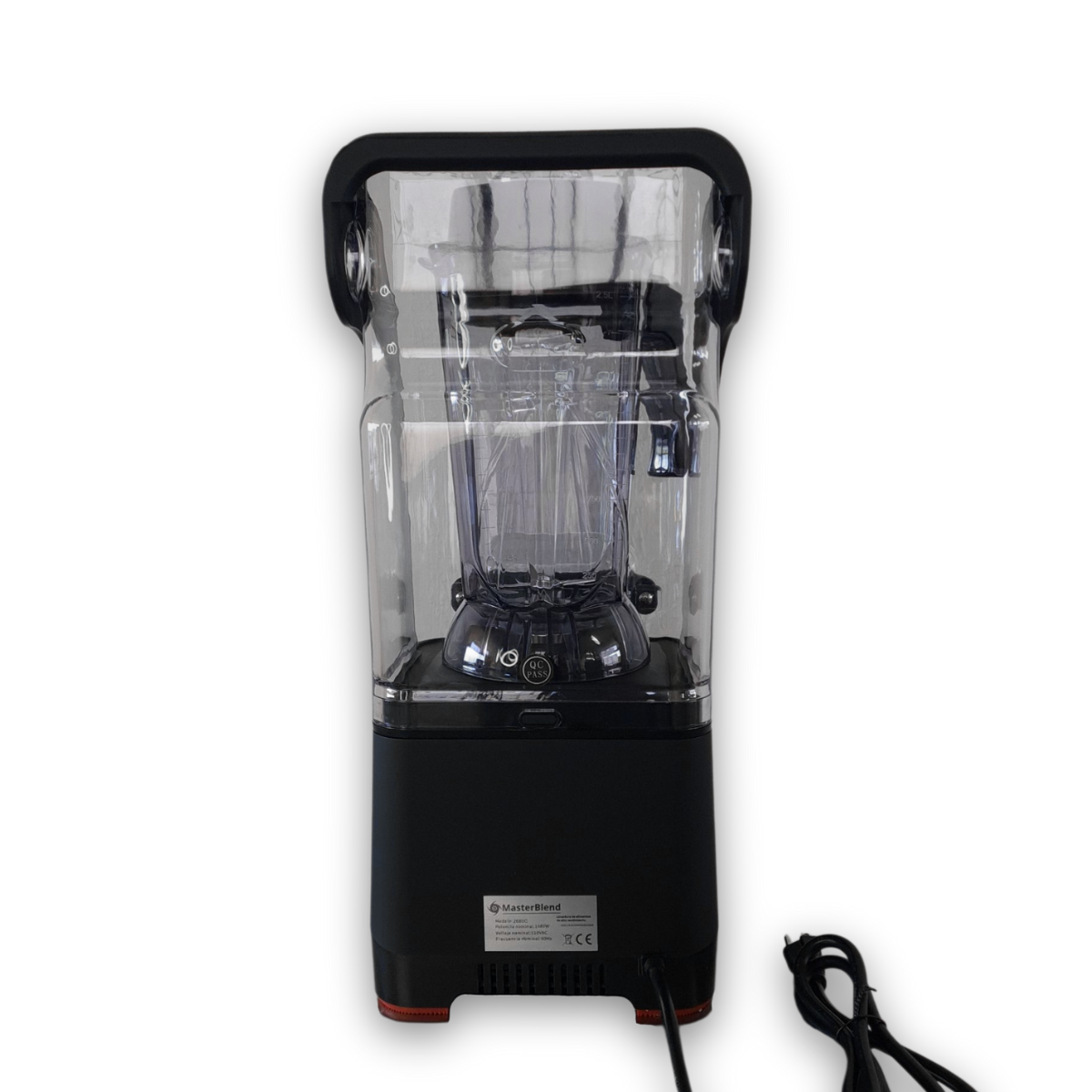 Licuadora Comercial Masterblend Mbk25dc Vaso 2.5l Silenciosa 110v 2.2Hp Alimentos