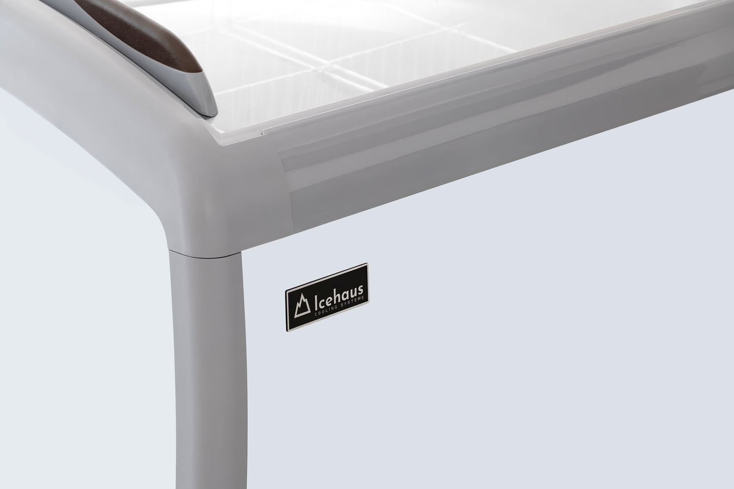 Congelador Paletero tapa cristal curvo CHPC360 IceHaus capacidad de 360 litros