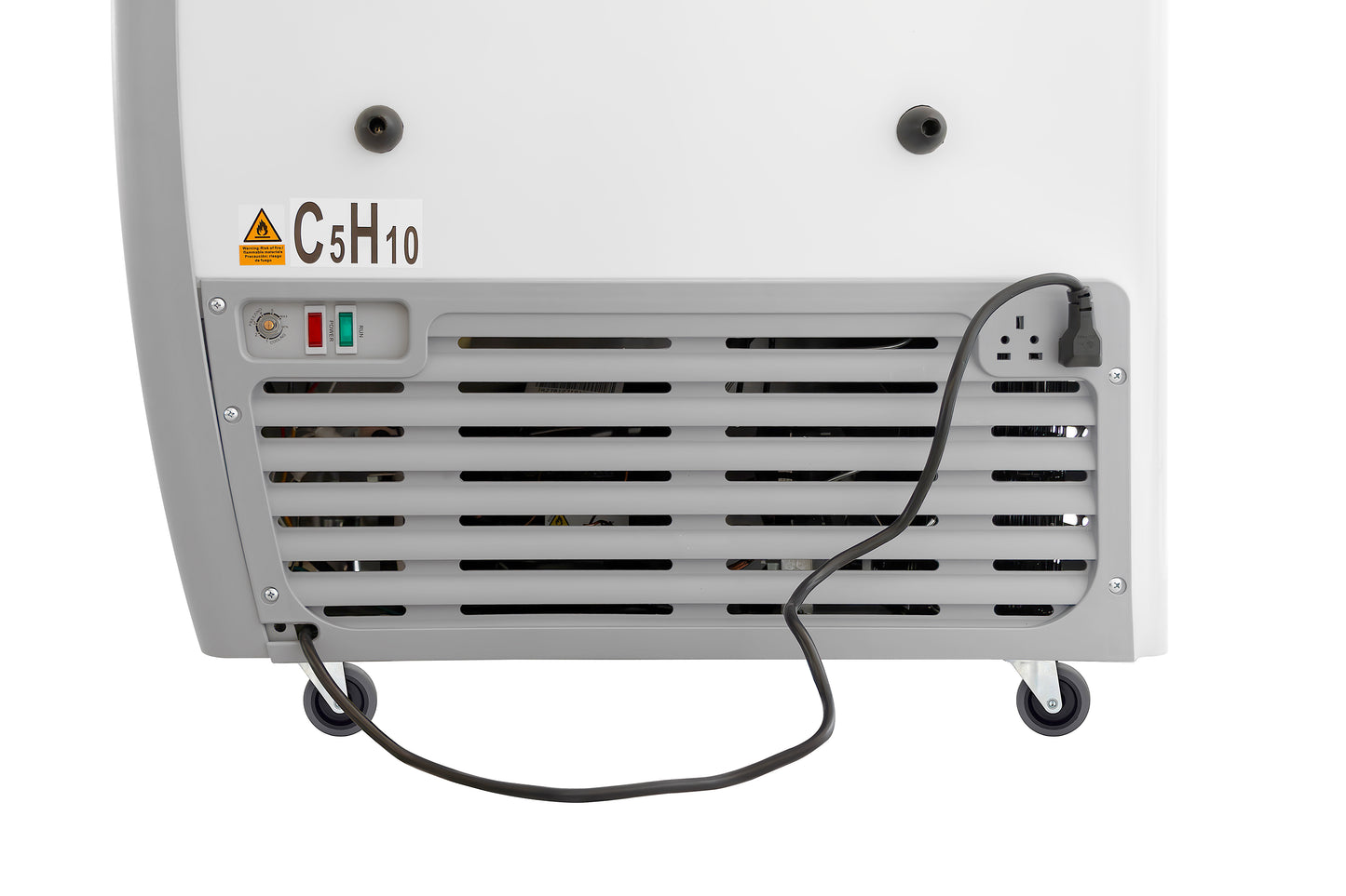 Congelador Paletero tapa cristal curvo IceHaus CHPC260 capacidad de 260 litros