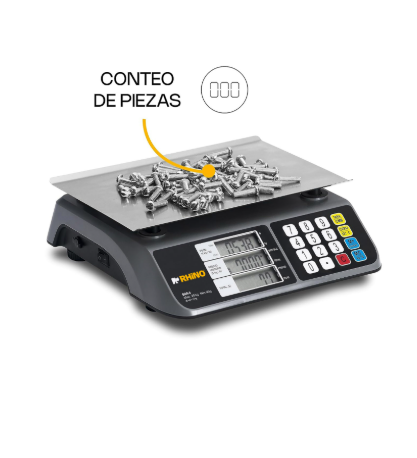 Báscula Digital Rhino BAR6 20kg 2g Precisión