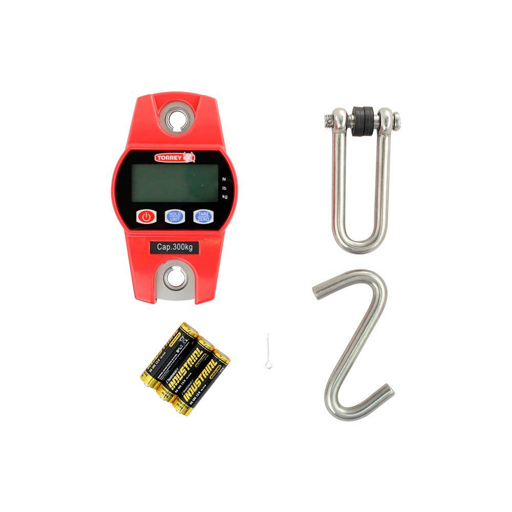 Báscula Digital Colgante Torrey Crs-300 Capacidad 300 Kg Precisión 100g