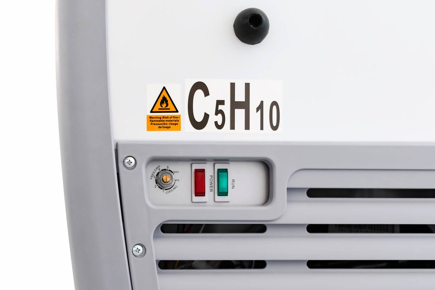 Congelador Paletero tapa cristal curvo CHPC360 IceHaus capacidad de 360 litros