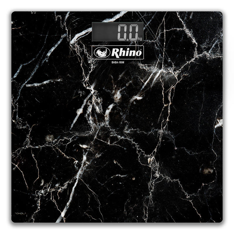 Báscula Digital Corporal De Baño Rhino Baba180kg Marmol