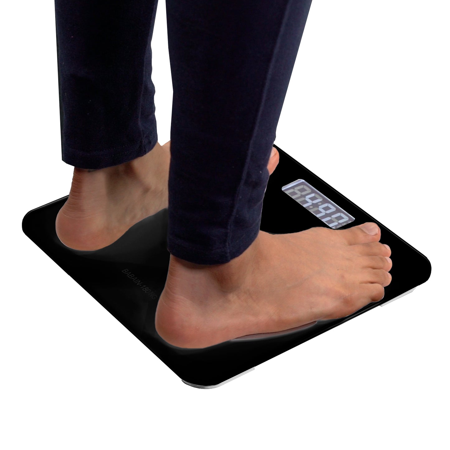 Báscula De Baño Inteligente Rhino BABAIN180 180kg de capacidad Precisión de 100g Bluetooth