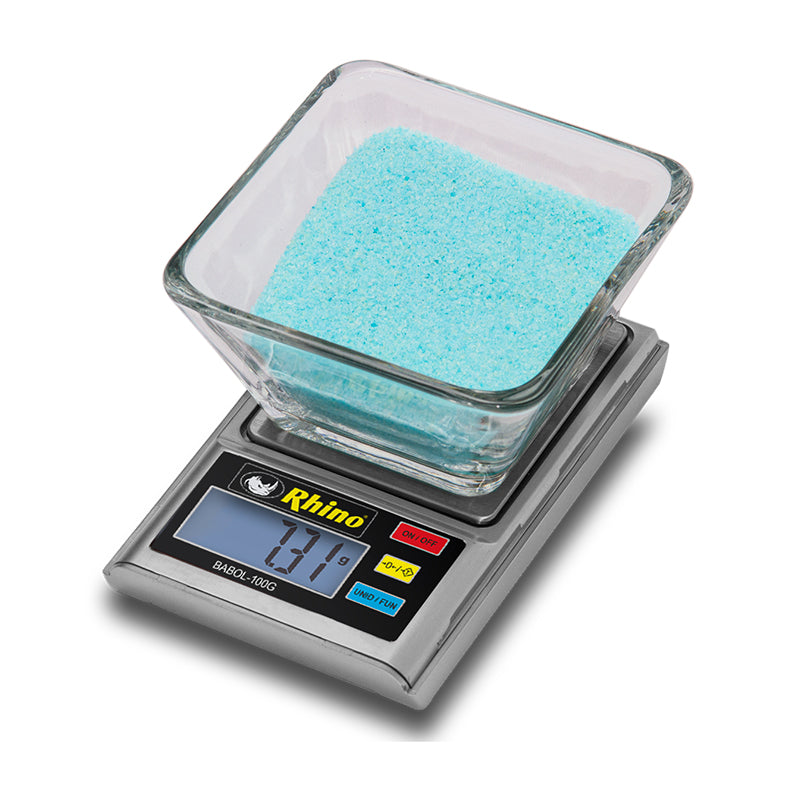 Bascula Electrónica de Bolsillo Rhino Babol100g Capacidad 100 g Precisión 0.01 g