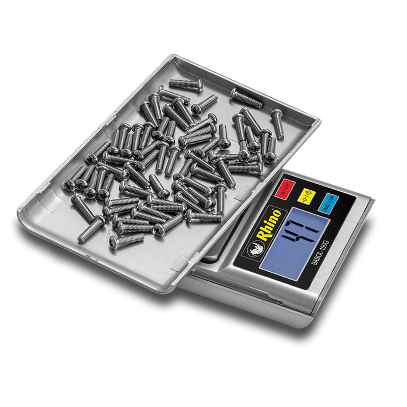Bascula Electrónica de Bolsillo Rhino Babol100g Capacidad 100 g Precisión 0.01 g