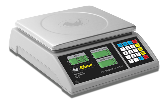 Báscula Comercial Digital Rhino Baco-30 30kg de capacidad, precisión de 1 gramo