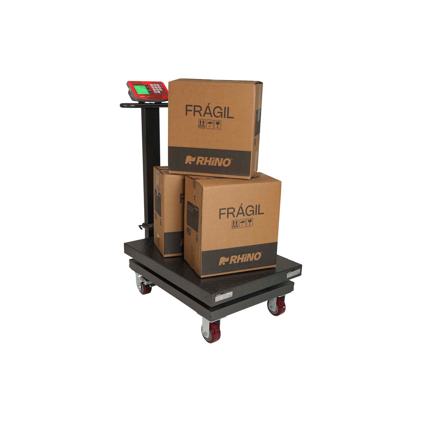 Báscula Digital Plataforma Plegable 800kg Vinson Baple800 Precisión de 500 gramos Batería recargable