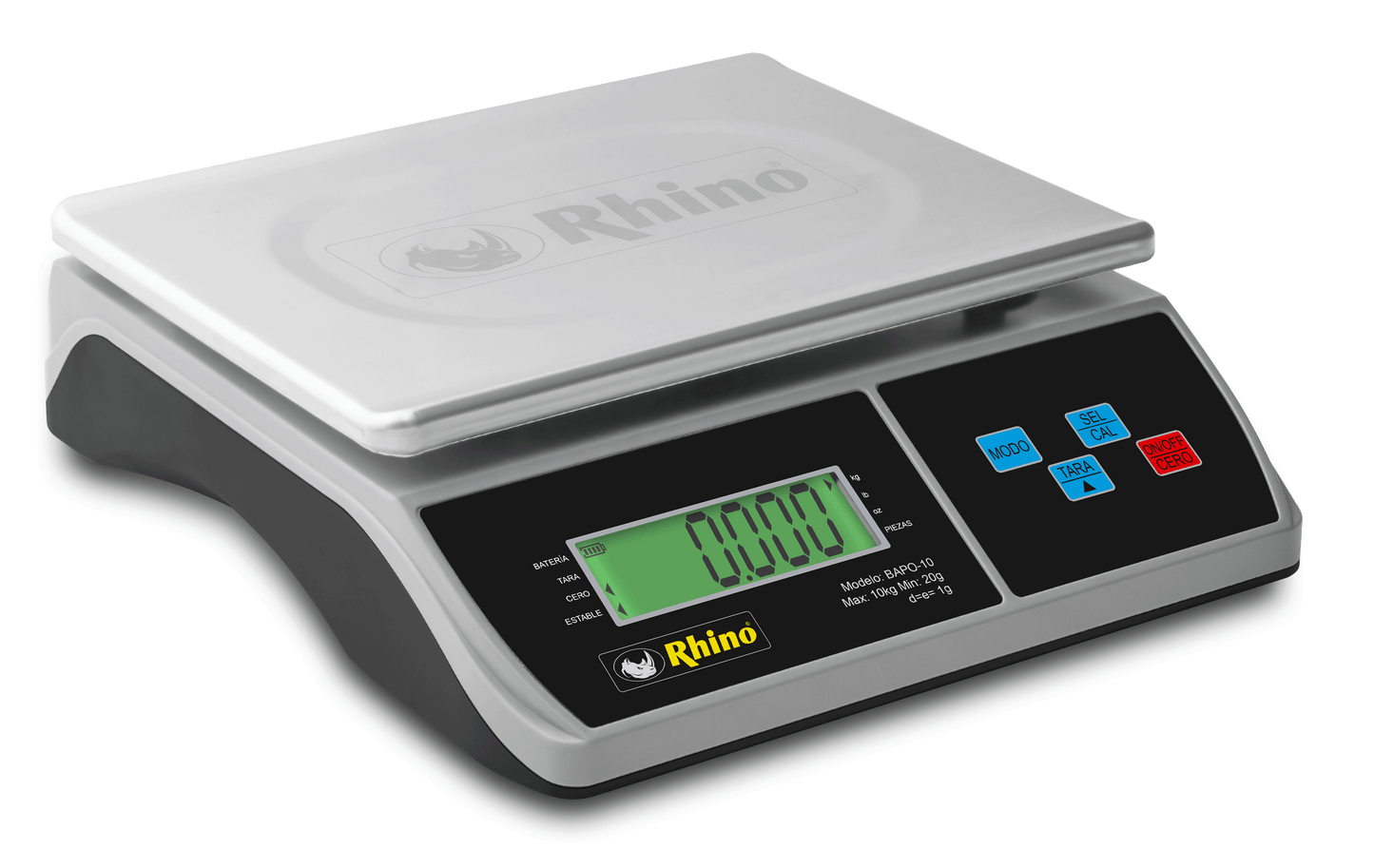 Báscula Digital Porcionadora Para 10kg Rhino Bapo10