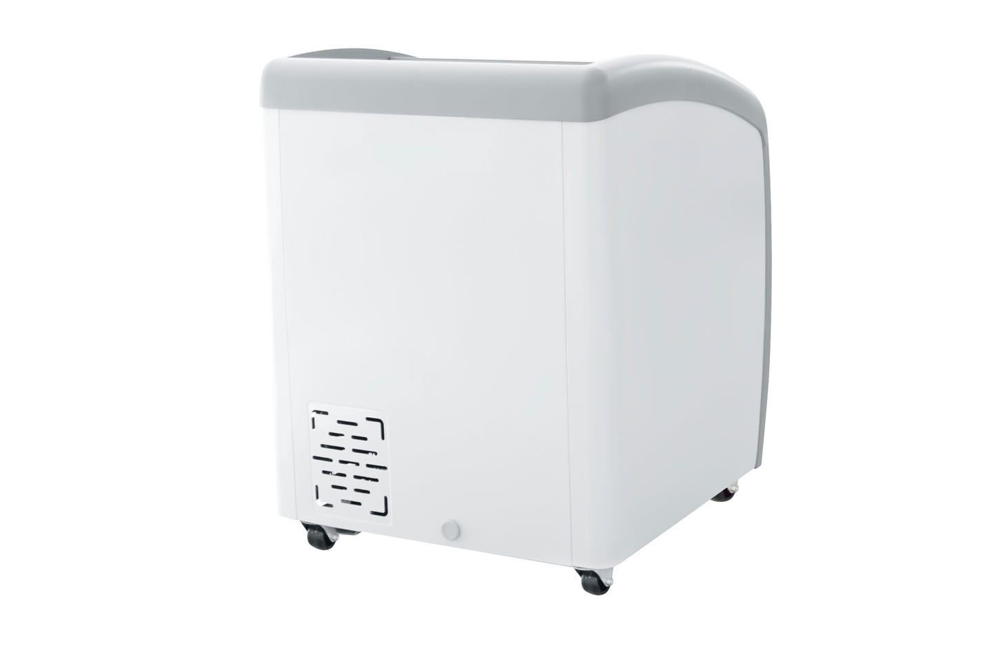 Congelador Paletero tapa cristal curvo IceHaus CHPC160 capacidad de 160 litros