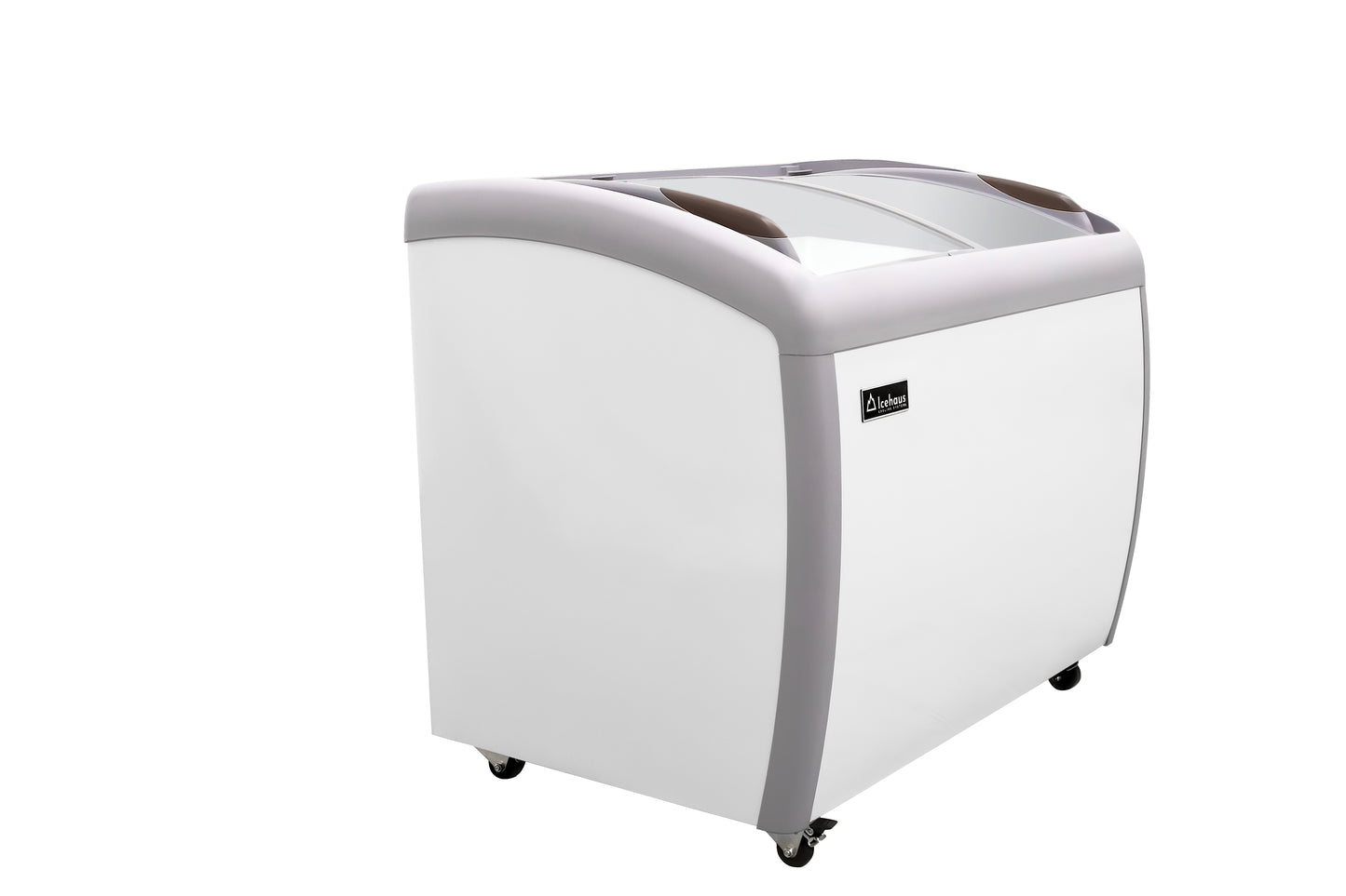 Congelador Paletero tapa cristal curvo IceHaus CHPC260 capacidad de 260 litros