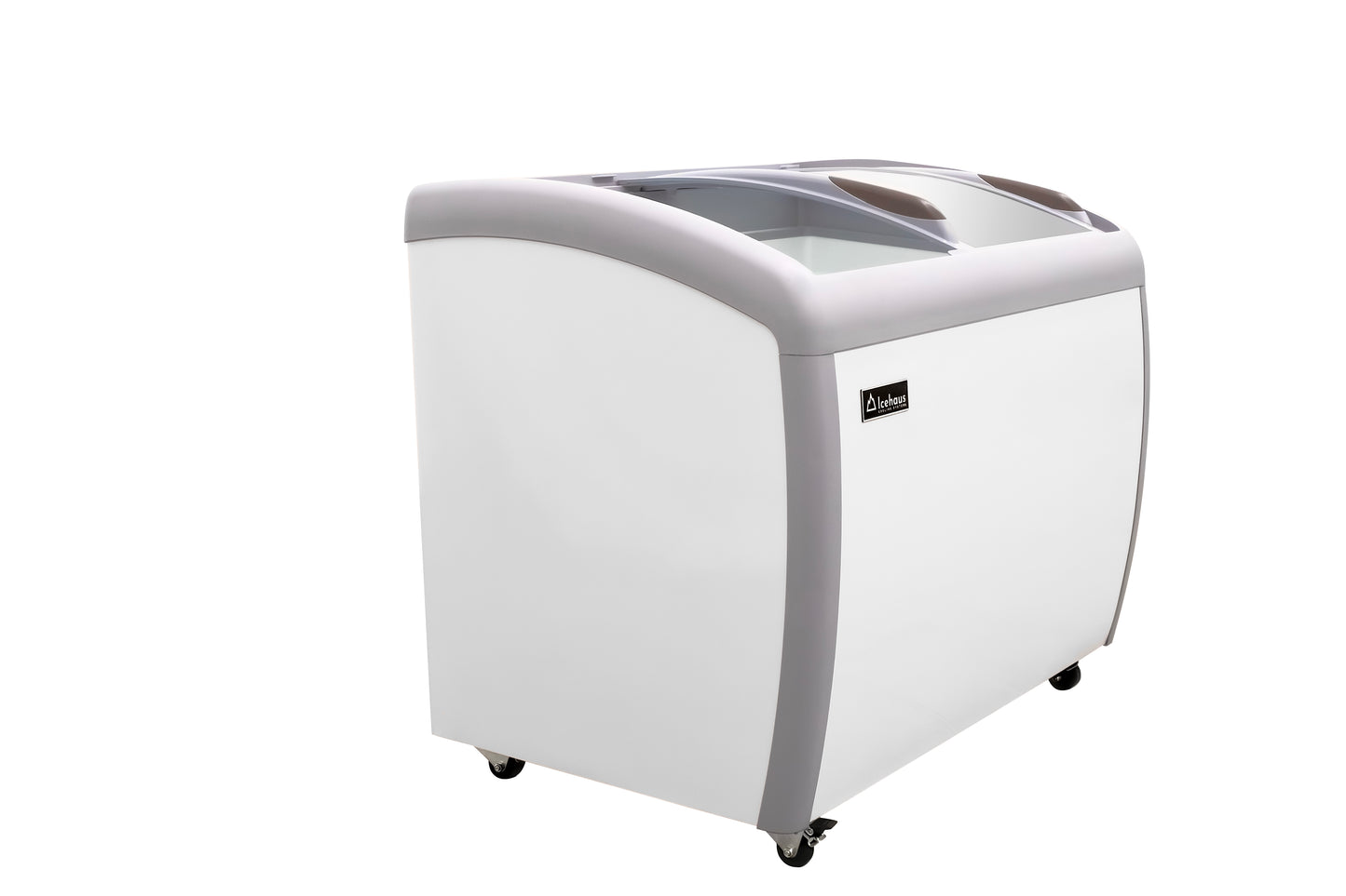 Congelador Paletero tapa cristal curvo IceHaus CHPC260 capacidad de 260 litros