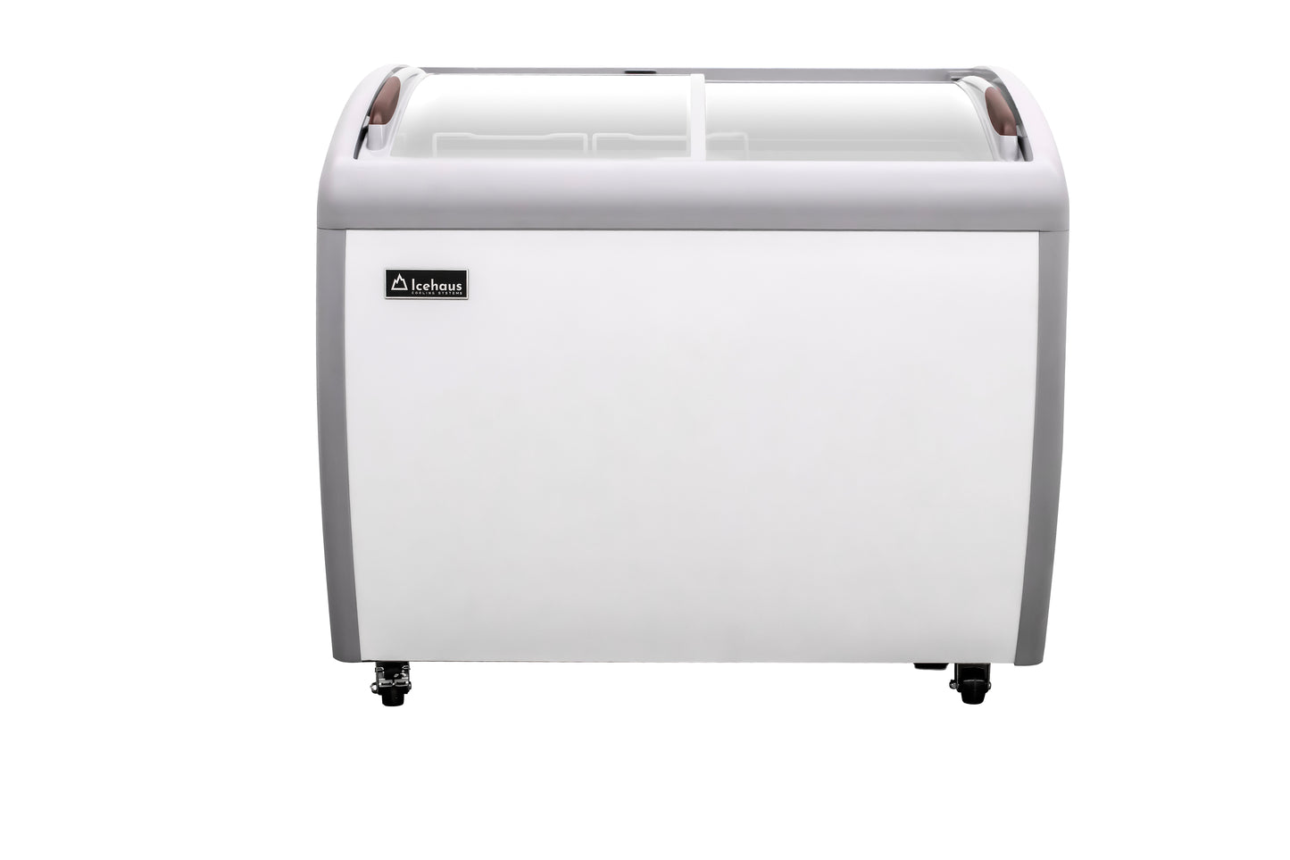 Congelador Paletero tapa cristal curvo IceHaus CHPC260 capacidad de 260 litros