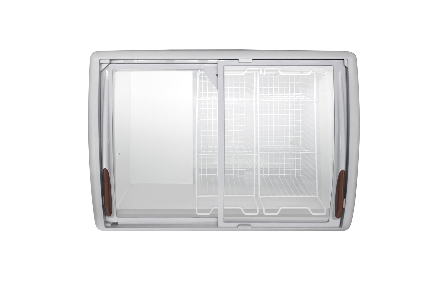 Congelador Paletero tapa cristal curvo IceHaus CHPC260 capacidad de 260 litros