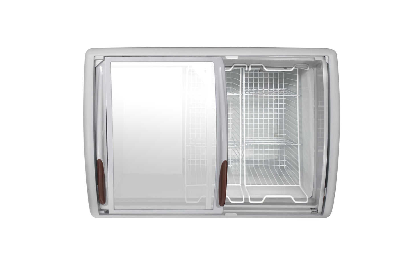 Congelador Paletero tapa cristal curvo IceHaus CHPC260 capacidad de 260 litros