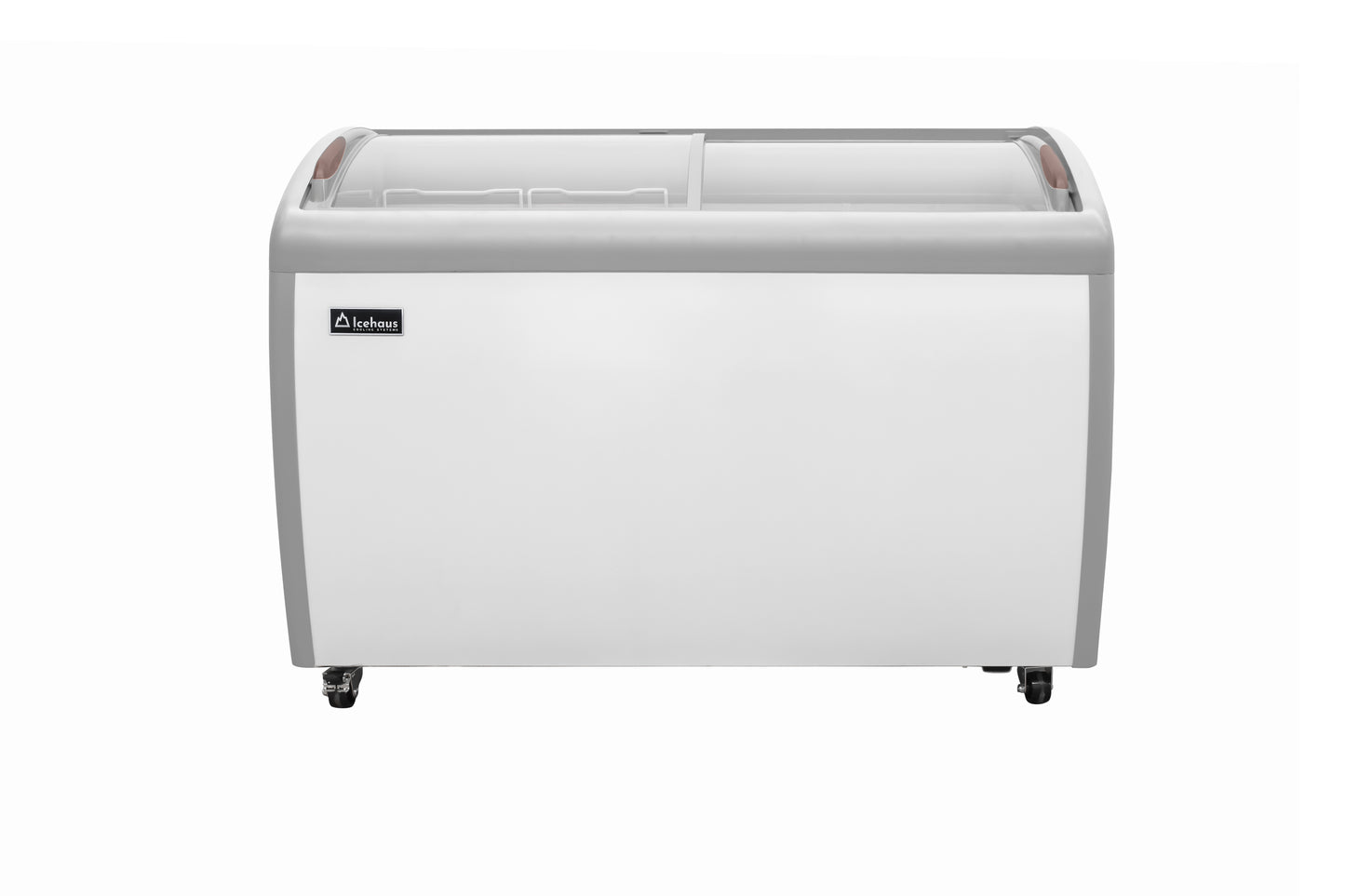 Congelador Paletero tapa cristal curvo CHPC360 IceHaus capacidad de 360 litros