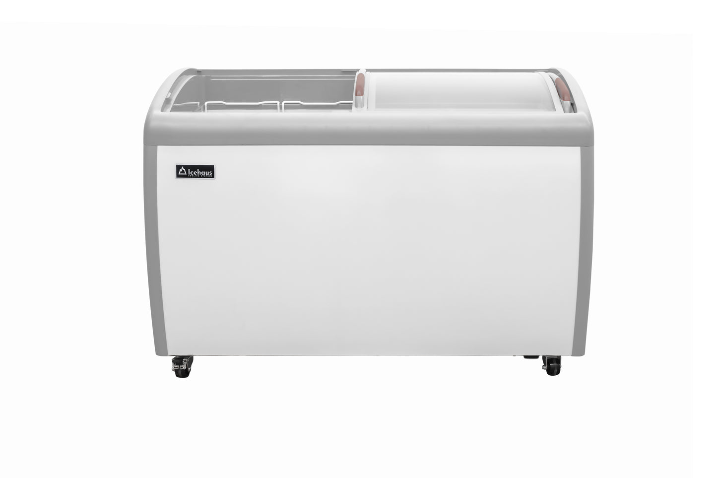 Congelador Paletero tapa cristal curvo CHPC360 IceHaus capacidad de 360 litros