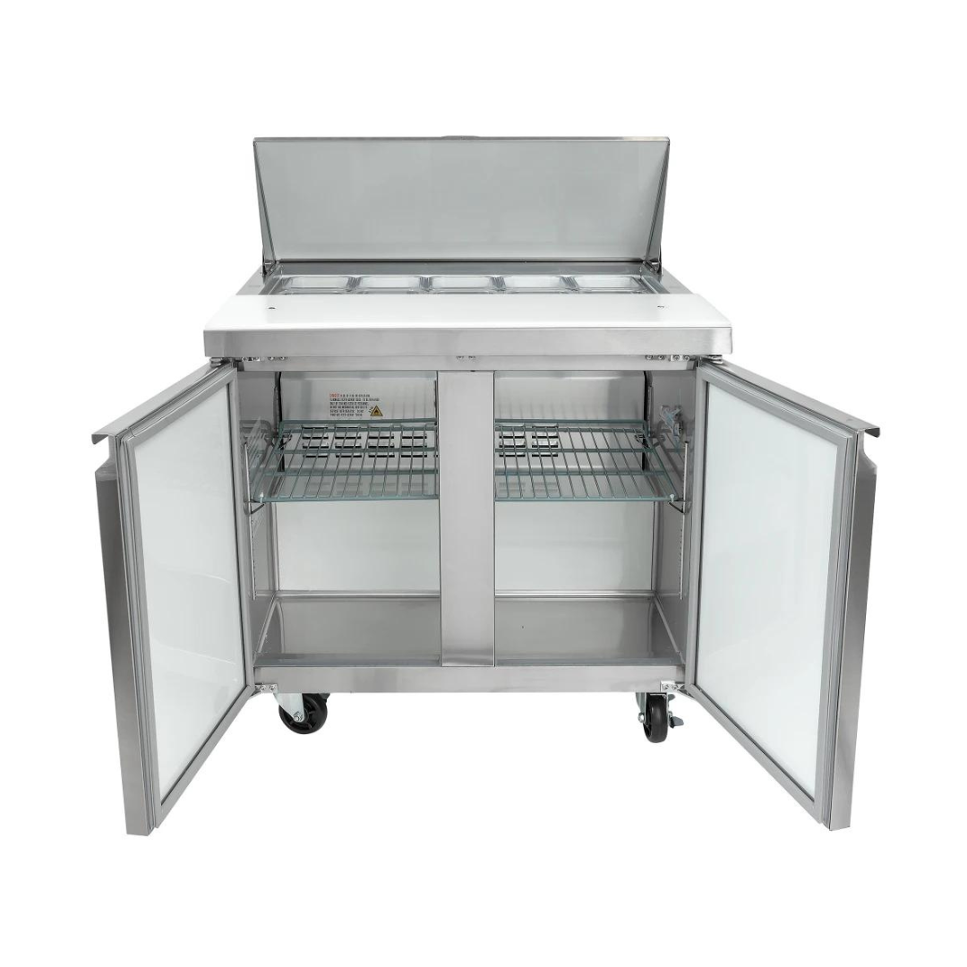 Mesa Preparacion Refrigerada Ensalada Icehaus ME2PSS03 0.92cm frente 0 A 4 °C