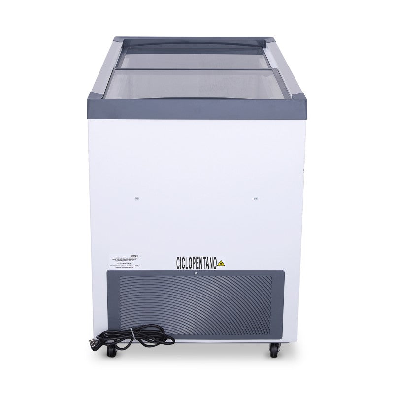 Congelador Paletero tapa cristal recto Polar CH300pr 225 litros