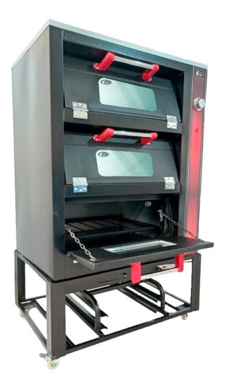 Horno Para Pan Tahona Para 3 Charolas Puerta Con Cristal Gas LP