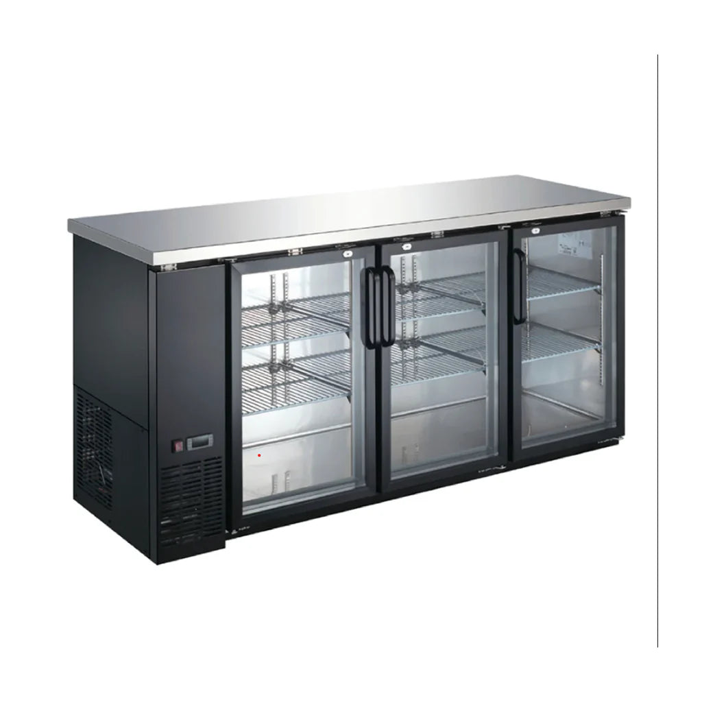 Refrigerador comercial bajo barra CBR3PCSS01 Icehaus 19 pies rango temperatura 0° a 4°C 110V