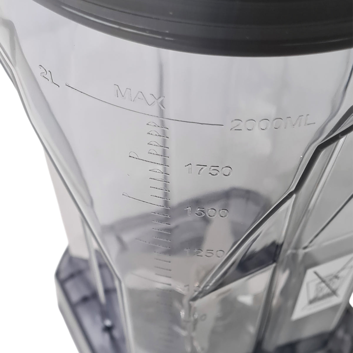Vaso de policarbonato para licuadora MasterBlend de 2L para el modelo MBK20M con tapa y juego de cuchillas