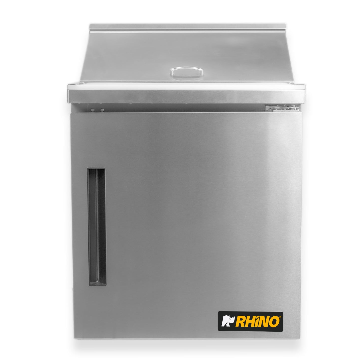 Mesa Refrigerada Comercial para Preparación Rhino Mersal27 6.9pies 8 Insertos Rango Temp. 0 a 4 grados