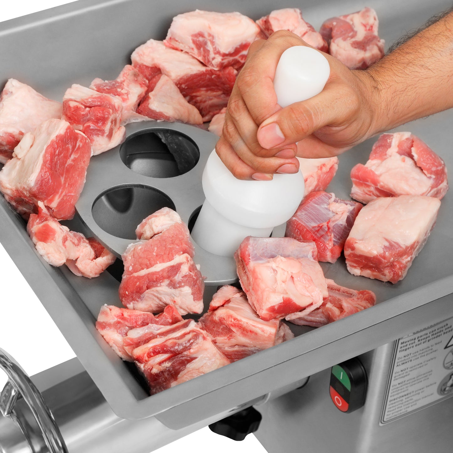 Molino carnicero Rhino 2Hp MOLEM22M2 Acero Inoxidable 110V