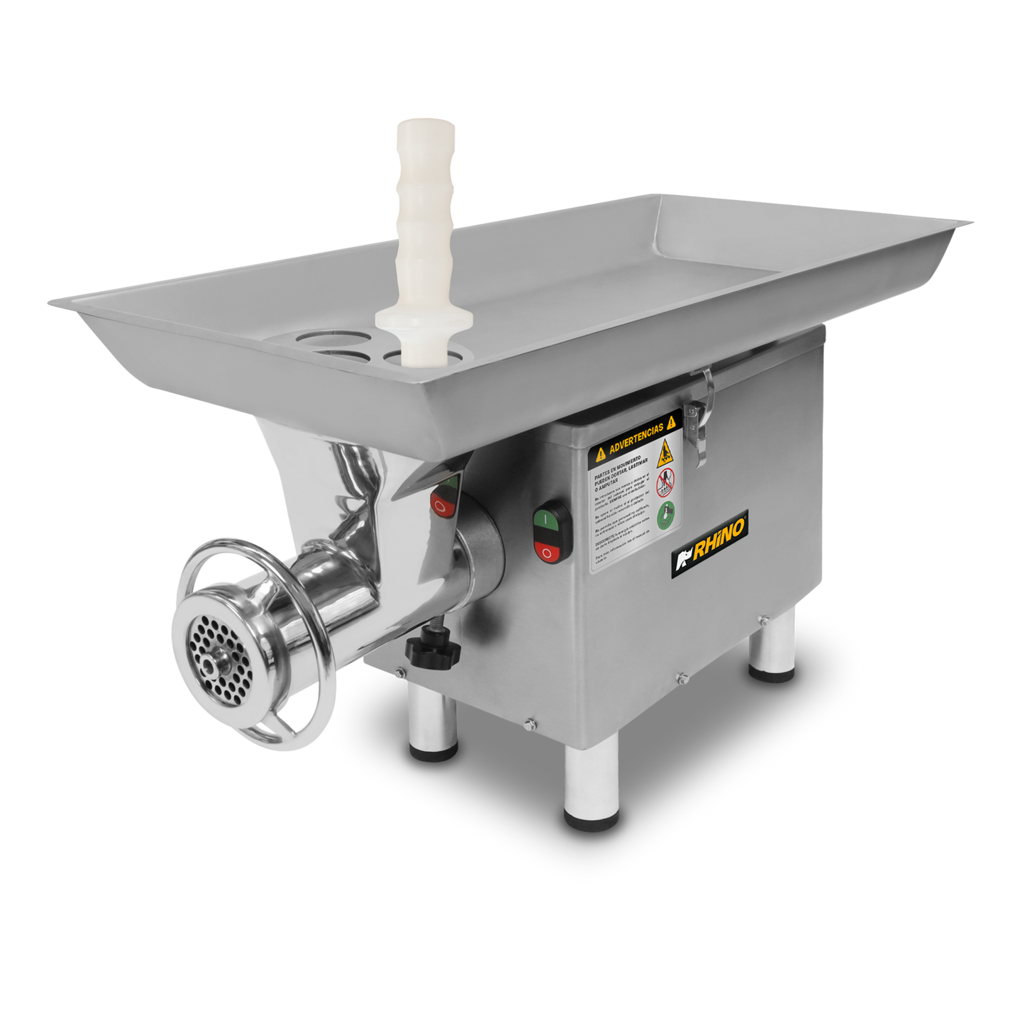 Molino carnicero Rhino 2Hp MOLEM22M2 Acero Inoxidable 110V
