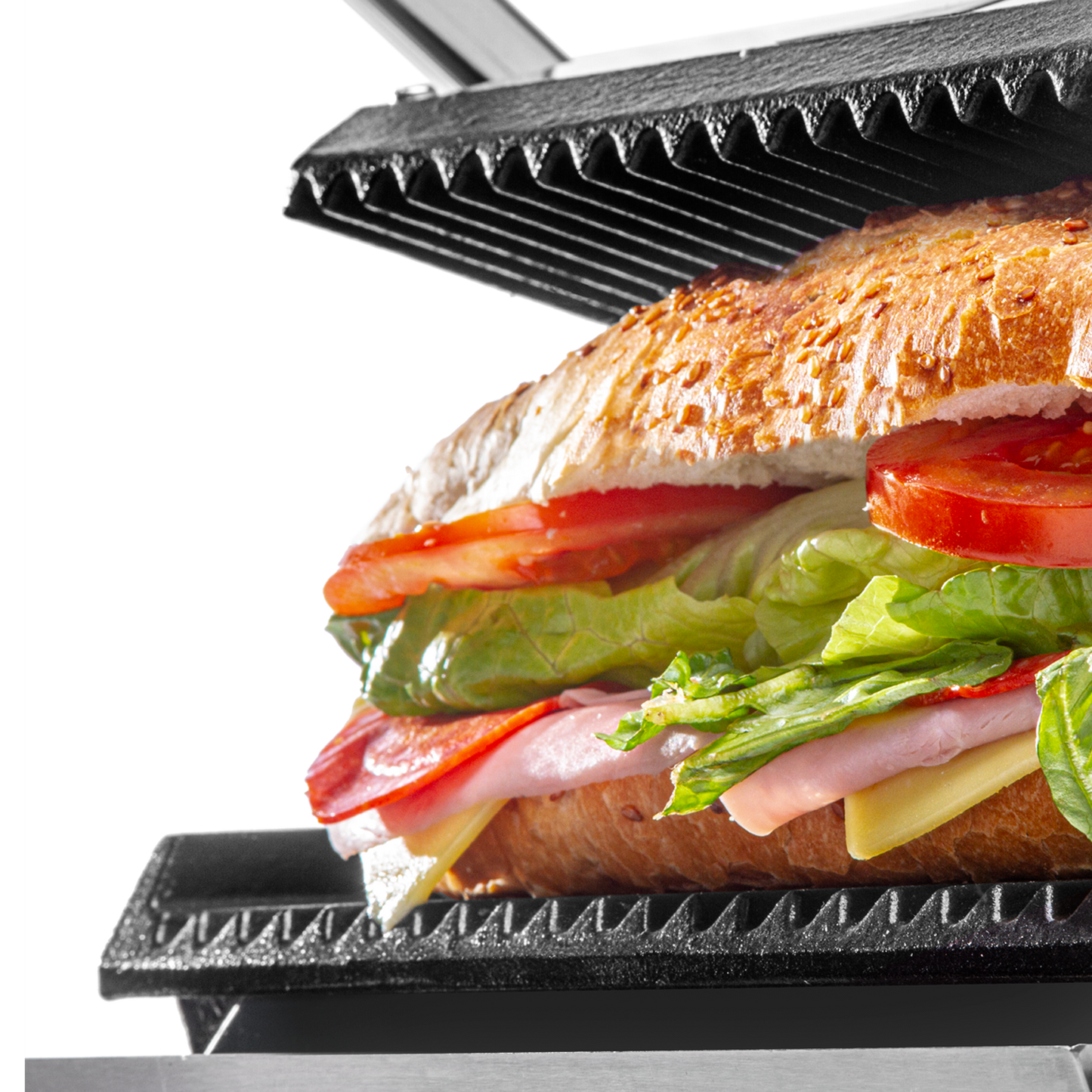 Plancha Panini Marca Rhino Planpa 1800W electrica