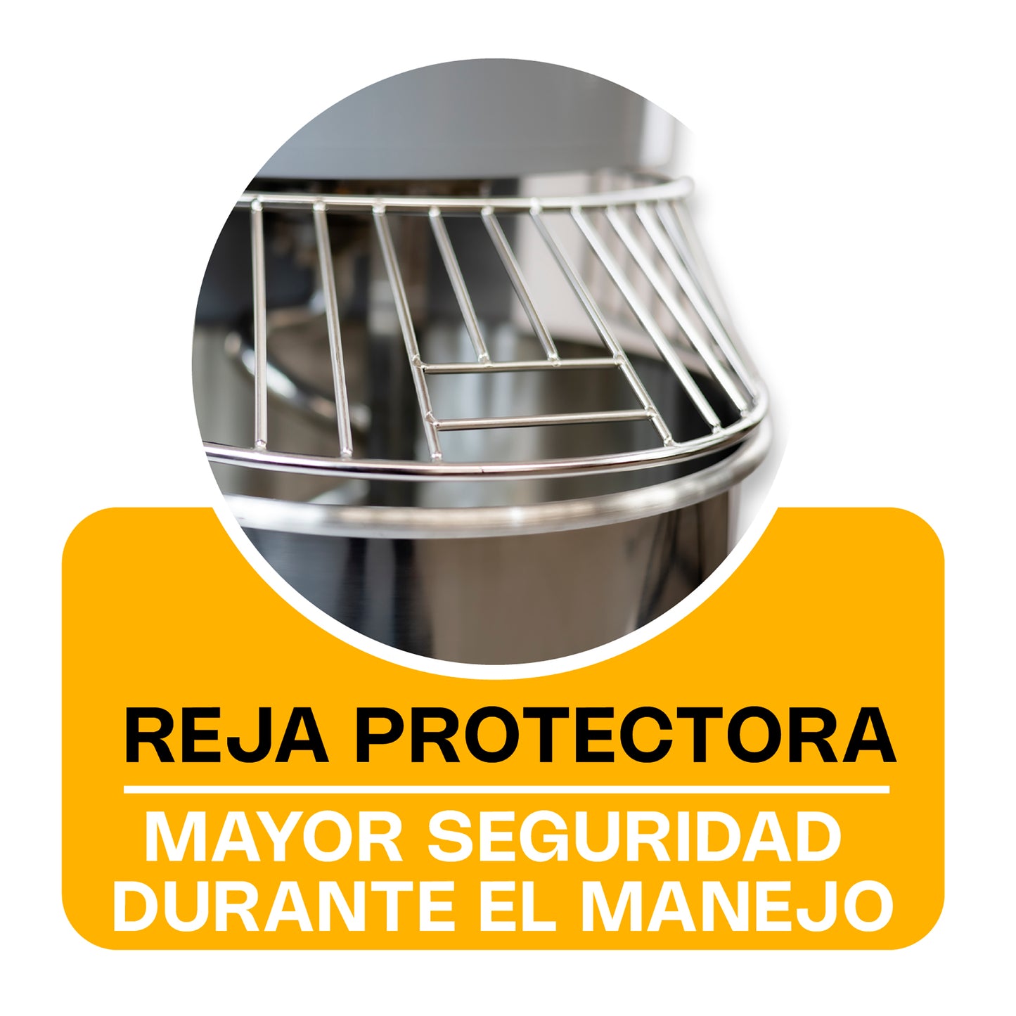 Amasadora Comercial Rhino Amasa20 Capacidad de 20 L o 12 kg de masa preparada