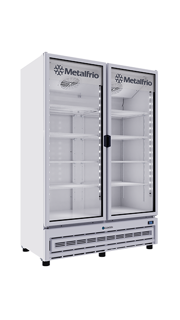 Refrigerador Vertical Metalfrio Rb800 Cocina Frio Color Gris