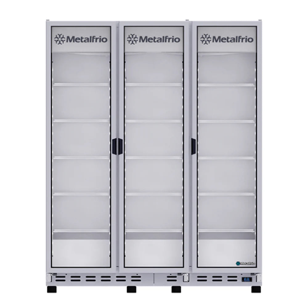 Refrigerador Cervecero Metalfrio VN135 3 puertas -1.5° A -5.5°c iluminación led 64 pies