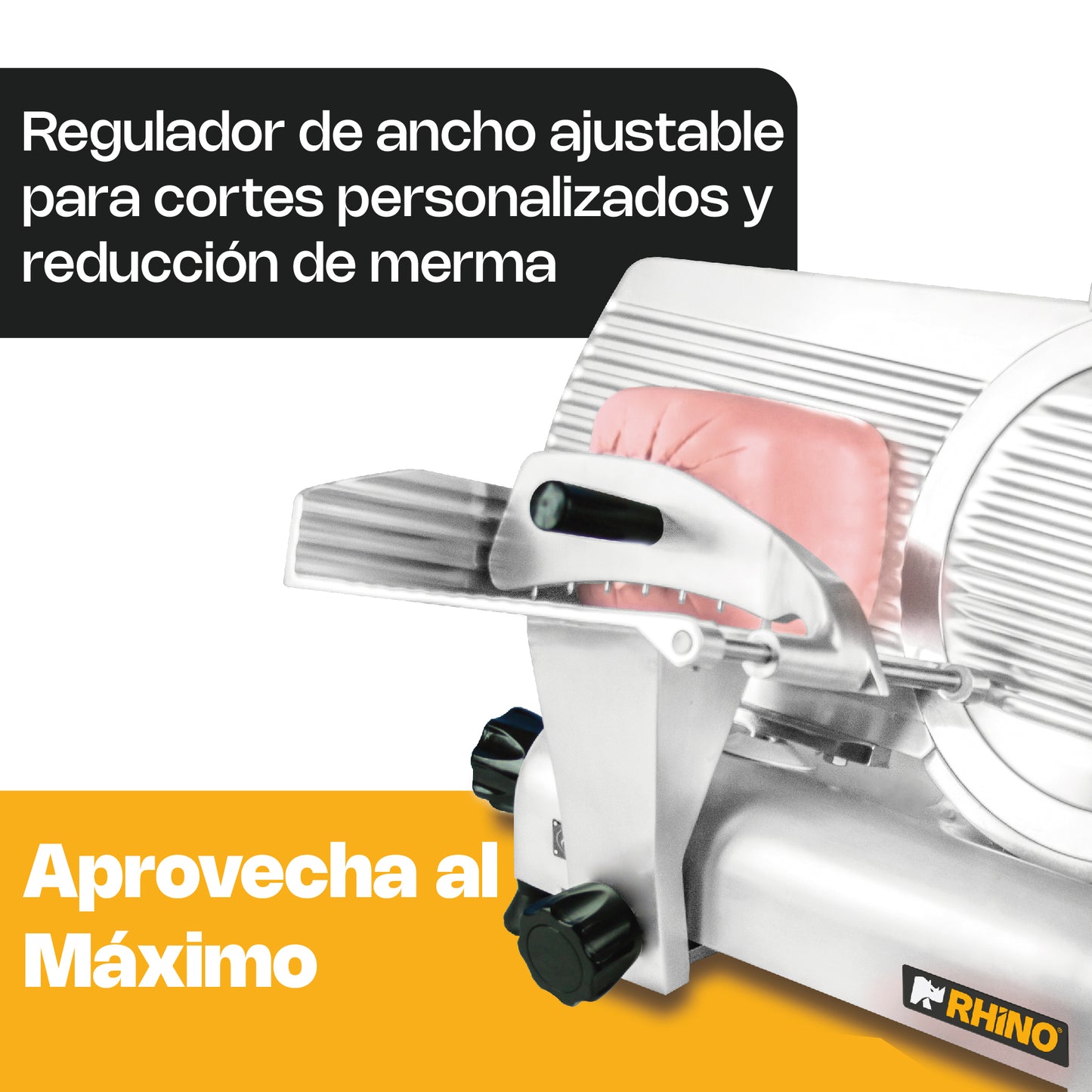 Rebanadora Jamon Marca Rhino Cuchilla De 300mm SLI-300 250W