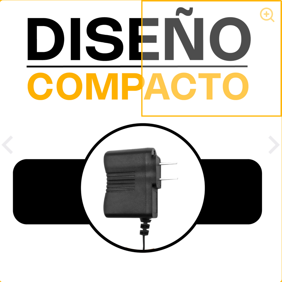 Adaptador de corriente Rhino Adapta01 Cargador 6 Vcc / 500 mA