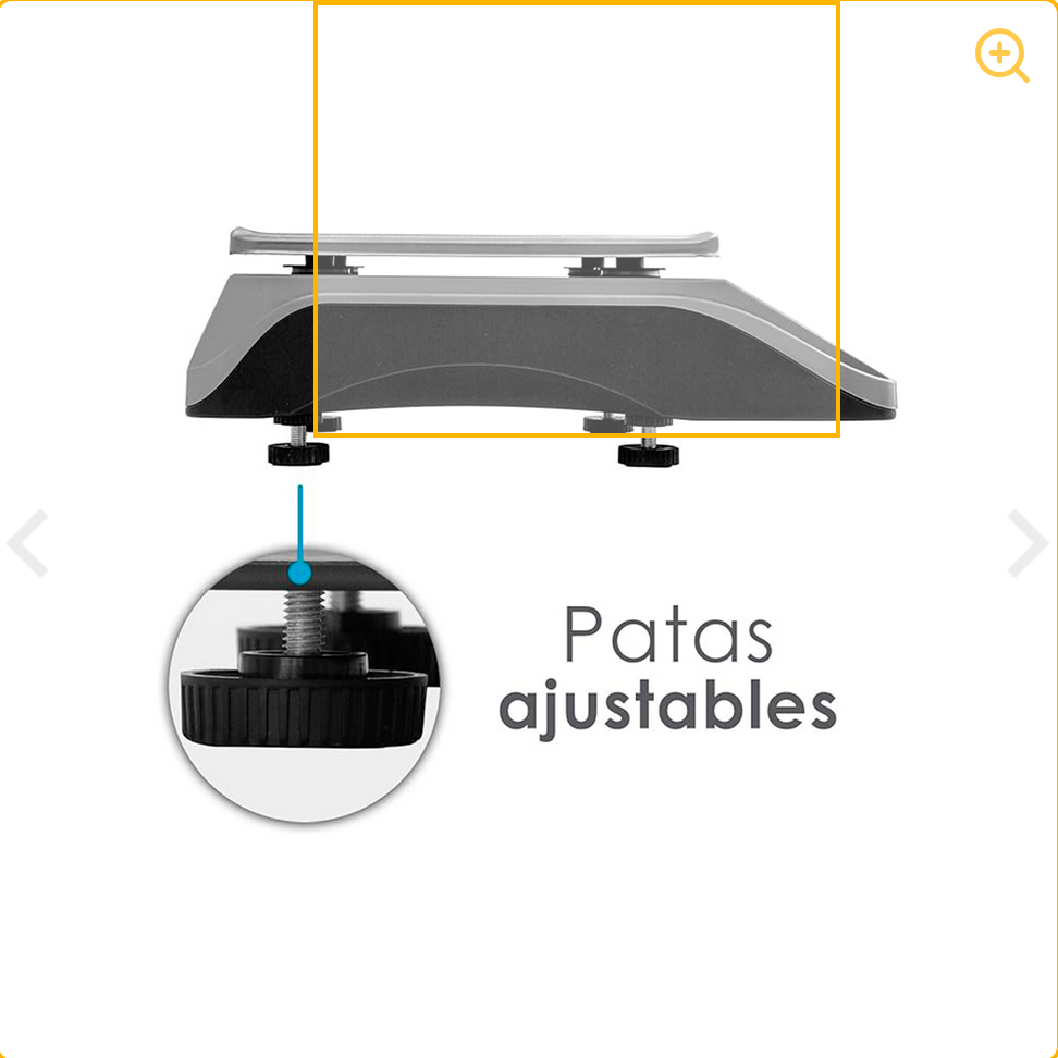 Báscula Electrónica Porcionadora Rhino Bapo10x cálculo de porciones