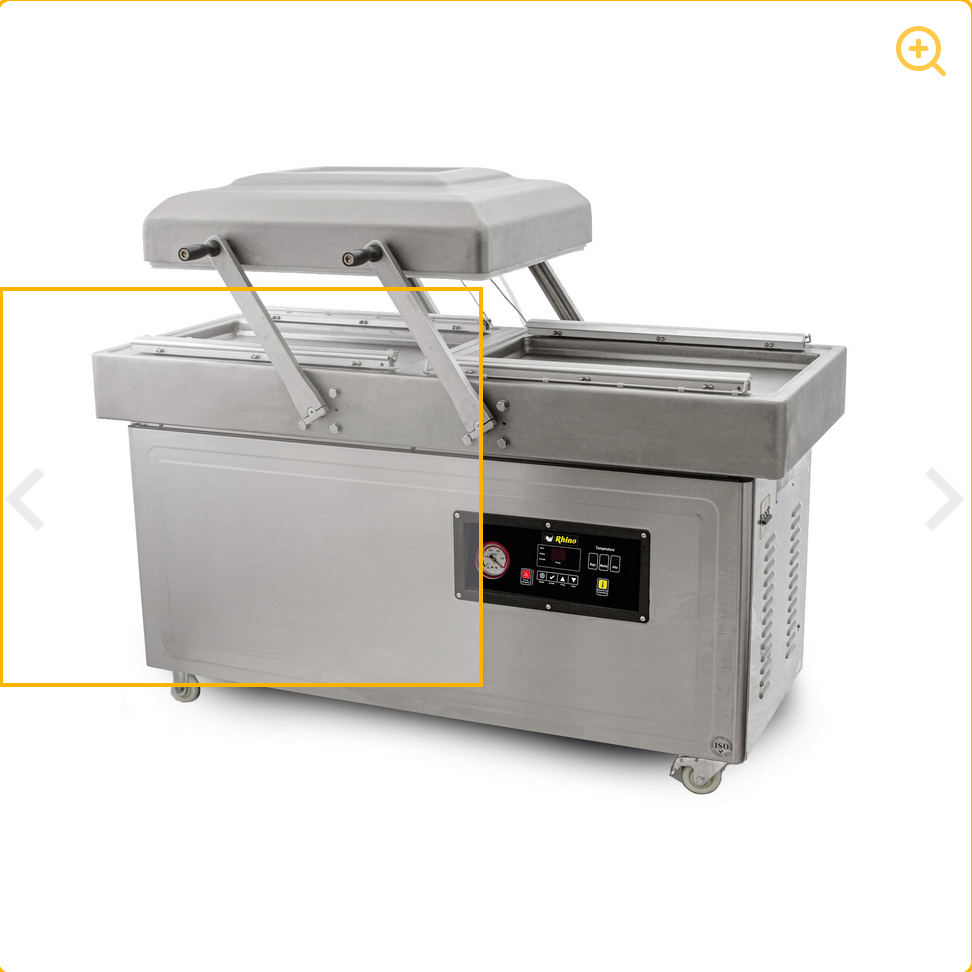 Empacadora Al Vacío Rhino Evac40 Cuatro Barras Sellado 51cm