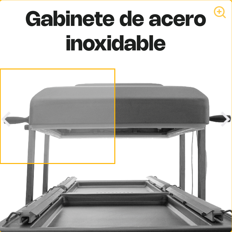 Empacadora Al Vacío Rhino Evac40 Cuatro Barras Sellado 51cm