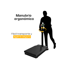 Báscula de Plataforma Rhino Plegable 800 kg BAPCA-800 Ruedas 60x80cm