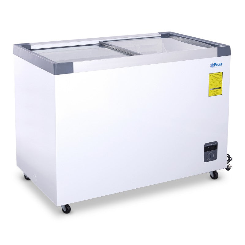 Congelador Paletero tapa cristal recto Polar CH300pr 225 litros