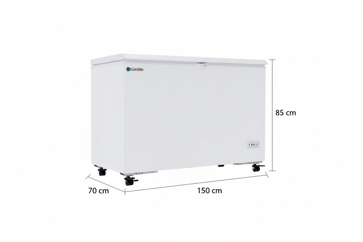 Congelador Tapa Cofre Metalfrio Horizontal 1.5 Metros Cpc15