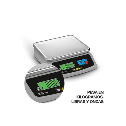 Báscula Digital Porcionadora Para 15kg Rhino Bapo-15