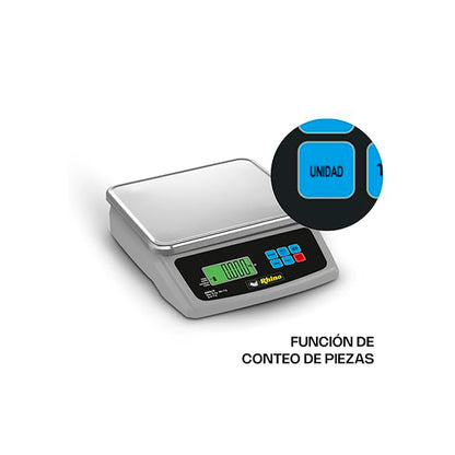 Báscula Digital Porcionadora Para 15kg Rhino Bapo-15