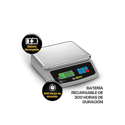 Báscula Digital Porcionadora Para 15kg Rhino Bapo-15