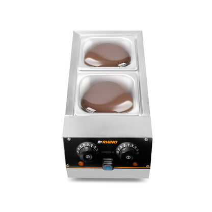 Maquina Templadora Fundidora De Chocolate Rhino Choco2 1,5lt x2 1040w