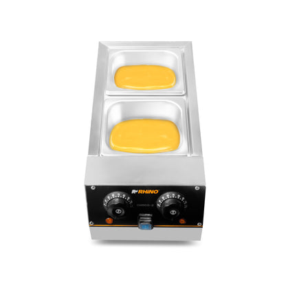 Maquina Templadora Fundidora De Chocolate Rhino Choco2 1,5lt x2 1040w